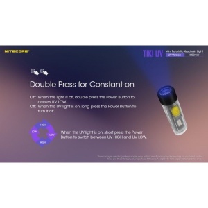 Nitecore TIKI UV - Lanterna Breloc cu Lumina UV - Img 17