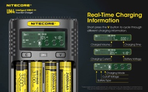 Nitecore UM4 - Incarcator USB Inteligent 4 Sloturi - Img 9