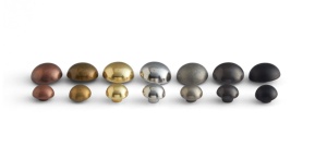 Nituri cu cap semisferic 7 mm, set 100 buc - Tandy Leather - imagine 2
