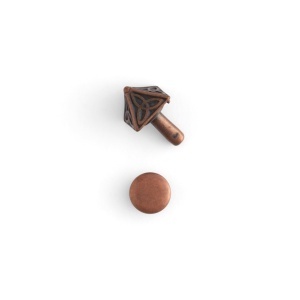 Nituri decorative piramida celtica, fara nichel, set 6 buc - Tandy Leather - imagine 8