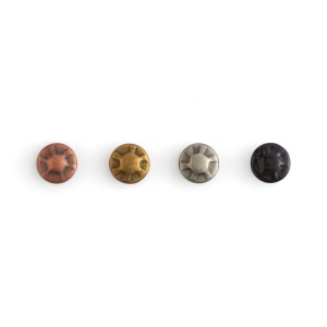 Nituri rapide Vintage, finisaj antichizat, set 100 buc - Tandy Leather