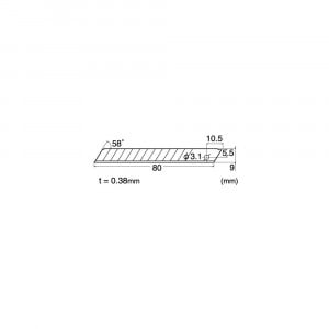 NT Cutter BA-160 Set 10 Lame Segmentate 9mm - Img 2