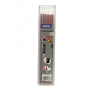 Pachet 6 mine Red-Riter reumplere creion marcaje sudura Trades-Marker® Dry, Markal - Img 1
