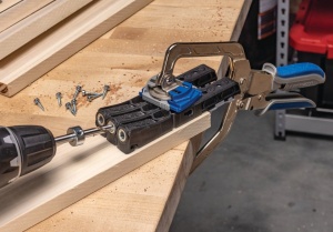 Pachet Kreg Pocket-Hole Jig 230 Micro cu șuruburi și clește menghină - Img 3