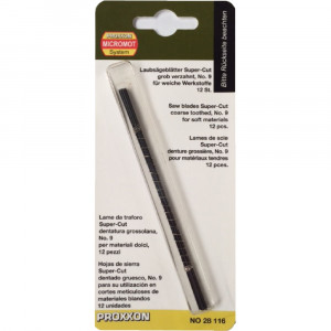 Panze fara pin pentru traforaje, Proxxon 28116, 14 TPI, 12 buc - Img 3