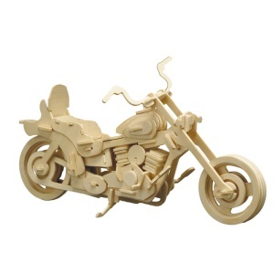 Pebaro 868/2, Kit constructie din lemn, motocicleta, 96 piese - Img 2