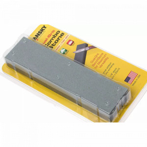 Piatra de banc de ascutit cutite, 5 x 20 cm, cu 2 fete Combo Stone, Lanski - Img 2