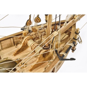 Pinta - Caravela lui Columb 1492, Navomodel Amati, Scara 1:65 Lungime 45cm - Img 8