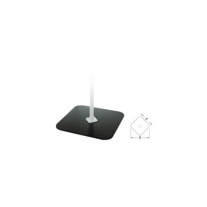 Placa fixa pentru stand cu doua falci cu arc, Unior
