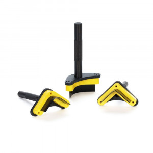 Preducea triunghiulara de capat pt curele piele max 40mm latime - Img 1