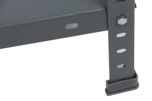 Raft metalic depozitare 180 x 90 x 30 cm, gri, 5 polite,70 kg/polita - Img 3