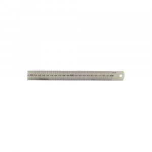 Rigla din inox 500 mm Hedue pentru masurare si trasare - Img 2
