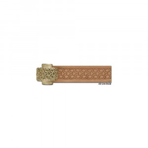 Roata de embosare margini piele Craftool 9,7 mm, model impletitura in lant (Link Braid) - Tandy Leather 8092-02 - Img 2