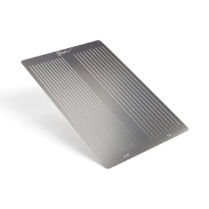 Sablon din inox pentru taiat franjuri din piele (latime franjuri 4,76 si 6,35 mm) - Tandy Leather 3604-50 - Img 3