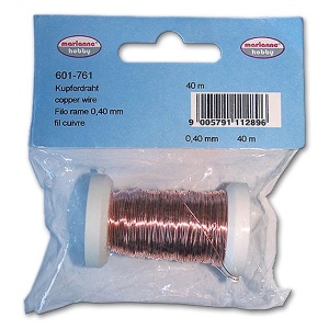 Sarma cupru 0,4 mm x 40 m, pe rola | Modelism, Bijuterie