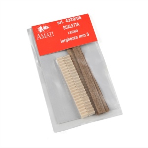 Scara cu trepte in unghi 45x5mm pt navomodelism, Amati - Img 2