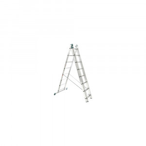 Scara tripla aluminiu universala 3x9 trepte - Img 1
