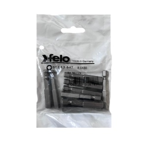 Set 10 biti Felo, seria Industrial profil HEX, E6.3, HX8.0, 50mm - Img 1