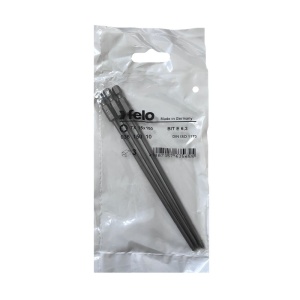 Set 3 biti Felo, seria Industrial profil Torx, E6.3, TX15, 150mm - Img 1