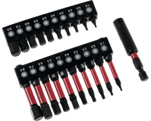Set biți WGB 1/4", hexagon cu adaptor - Img 2