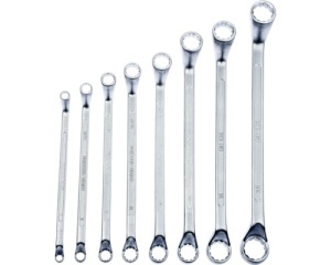 Set chei inelare cu cot WGB 6-22 mm, 8 piese, crom-vanadiu