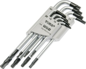 Set chei torx WGB TX9-TX40, 8 piese