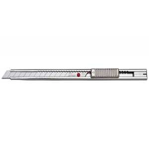 Set Cutter / cutit utilitar INOX mic - NT Cutter - 9mm + 10 lame schimb + placa CM A3 - Img 2