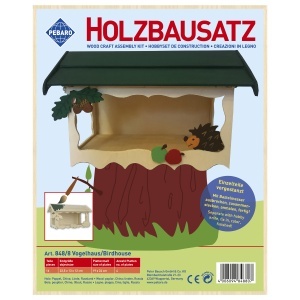 Set de constructie din lemn „Cuib de pasari 1” debitat cu laser Pebaro - Img 2