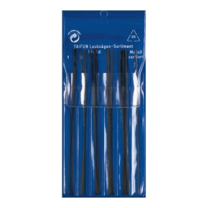 Set de panze pentru traforaj, 4 tipuri de panze pentru lemn si 2 panze pentru metal, pebaro