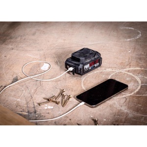 SKIL 3130 AA, Acumulator Li-Ion 20V Max, 2.0Ah, PWRCORE 20, port USB, indicator LED - Img 2