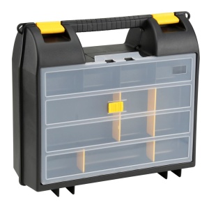 Stanley 1-92-734, cutie transport piese pentru electricieni, 35.9 X 32.5 X 13.6 cm - Img 1