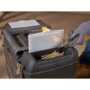Stanley 1-93-968, Sistem modular pentru scule 2 in 1 Mobile Work, rulabil, maner rabatabil - Img 12