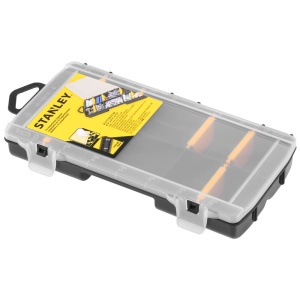 Stanley STST81679-1, Organizator accesorii cu 10 compartimente, inel de agatare, 6 despartitoare detasabile, 0.5 litri, (9 inch) 210x115x35mm - Img 3