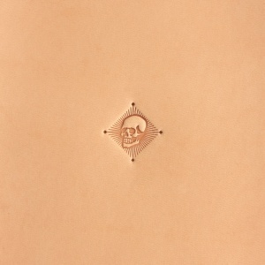 Stanta Craftool craniu cu raze (Rays Skull) - Tandy Leather 6381-00
