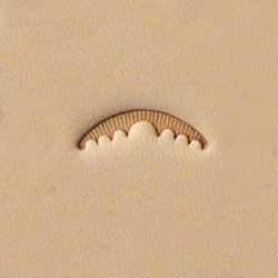 Stanta de embosare piele Craftool V417 (veiner festonat si cu linii) - Tandy Leather 6417-00 - Img 2