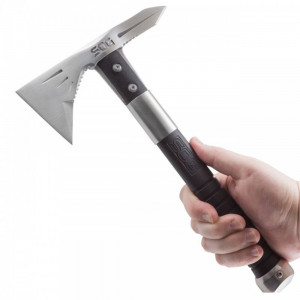 Tomahawk SOG Voodoo Hawk Mini Satin, otel 3Cr13MoV, muchie 70 mm - Img 5