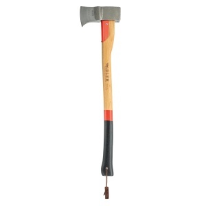 Topor despicare lemne de foc cu teaca din piele, Super Splitter Adler - Img 2