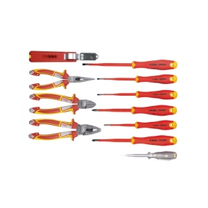 Trusa de surubelnite izolate VDE, Felo E-SLIM, 11 piese - Img 2