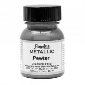 Vopsea acrilica Angelus metalizata (Metallic) pentru piele, 29.5 ml - Img 4