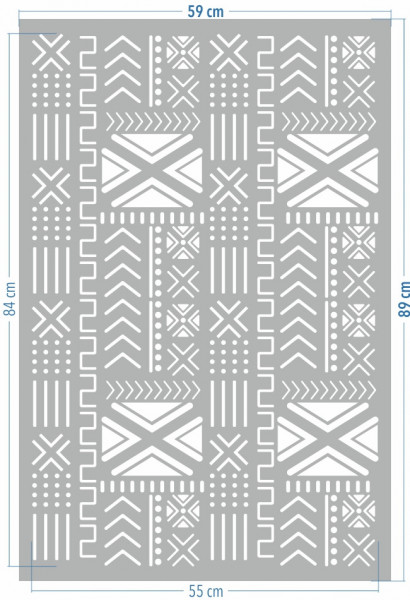 Aztec Art Stencil 89*59cm SP115 - Img 2