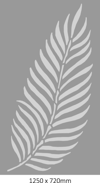Palm Leaf Stencil 2 - Reusable Repetitive - SP218 - Img 5