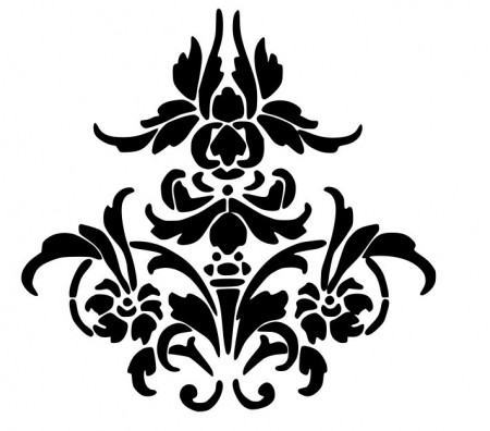 Reusable Damask Stencil SP2 - Img 2