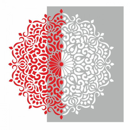 Reusable Mandala LIFE Stencil - SP108 - Img 3