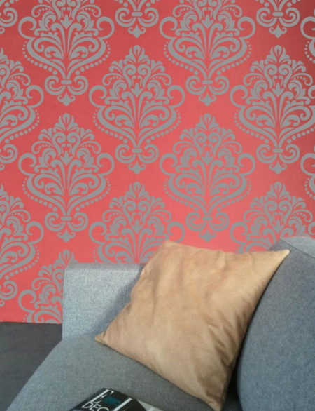 Reusable Repetitive Damask Stencil 590*590mm - SP80 - Img 2