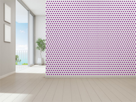 Reusable Repetitive Stencil for Painting Walls - Polka Dots 2cm - SP14 - Img 4