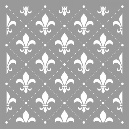 Reusable Stencil Repetitive Damask Dots 590*590mm - SP77 - Img 3