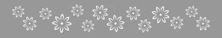Sablon Refolosibil Repetitiv Bordura Flori Japoneze 1000*175mm - SP79-1