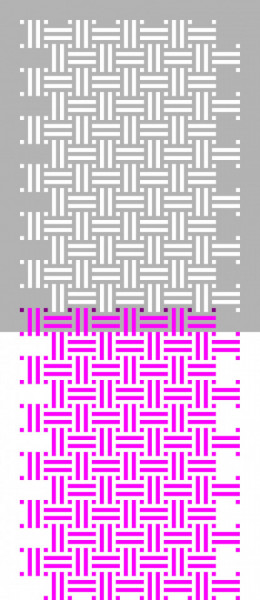 Stencil 83x65cm, Repetitive, Interlocking Fabric - SP200.830x650 - Img 4