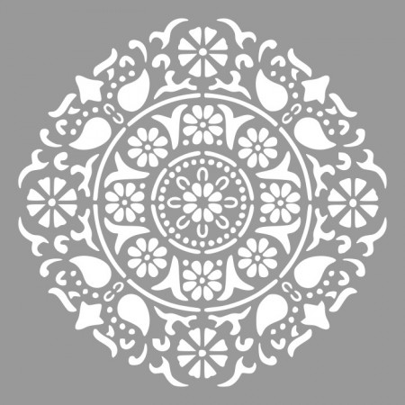 Mandala stencil 220321-1 - different sizes - Img 2