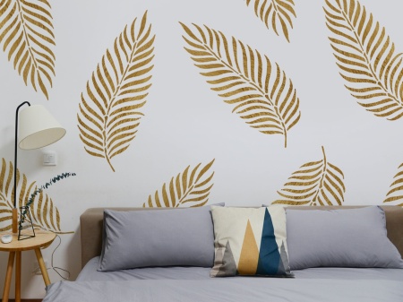 Palm Leaf Stencil 2 - Reusable Repetitive - SP218 - Img 8